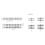 reťaz s viacerými platňami