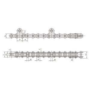 reťaz na zber ryže