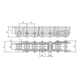 reťaze z nehrdzavejúcej ocele proti bočnému ohybu pre posuvné okná