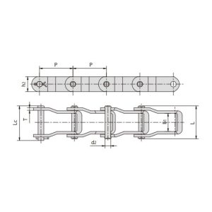 oceľový reťazový kolík