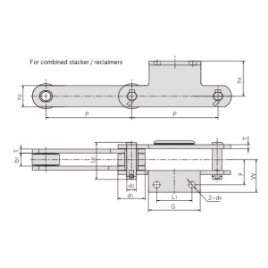 reklamný rekuperátor reťazový dopravník s príslušenstvom