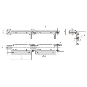 dopravný reťazec pre tabakové stroje