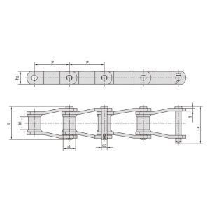 zváraný konštrukčný ohýbaný reťazový plech