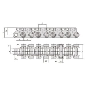 reťaze pre zariadenia na výrobu drevotrieskových dosiek