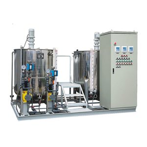 predúprava surovej vody a dávkovacie zariadenie pre cirkulujúcu vodu