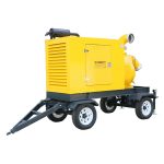 mobilné dieselové čerpadlo na odpadovú vodu