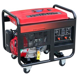 malý prenosný benzínový generátor