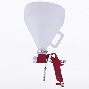 vzduchová striekačka s textúrou