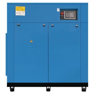 Dvojstupňový skrutkový vzduchový kompresor s frekvenčnou konverziou PM