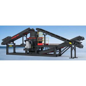 mobilná stanica na výrobu a drvenie piesku