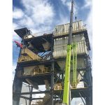 vežový typ zariadenia na výrobu suchého piesku