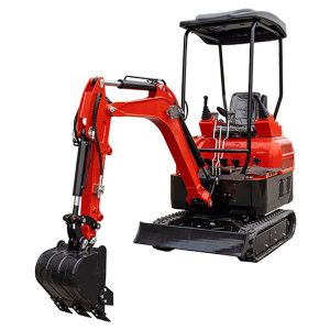 malý pásový bager