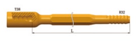 T38-Hex35-R32 MF tyč