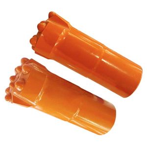 Vrták s závitom T60 a stlačiteľným tlačidlom s prepadovým stredom